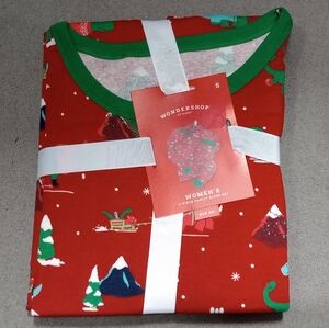 New Wondershop Women’s Holiday Dino Xmas Two Piece Pajama Set Women’s Size Small
